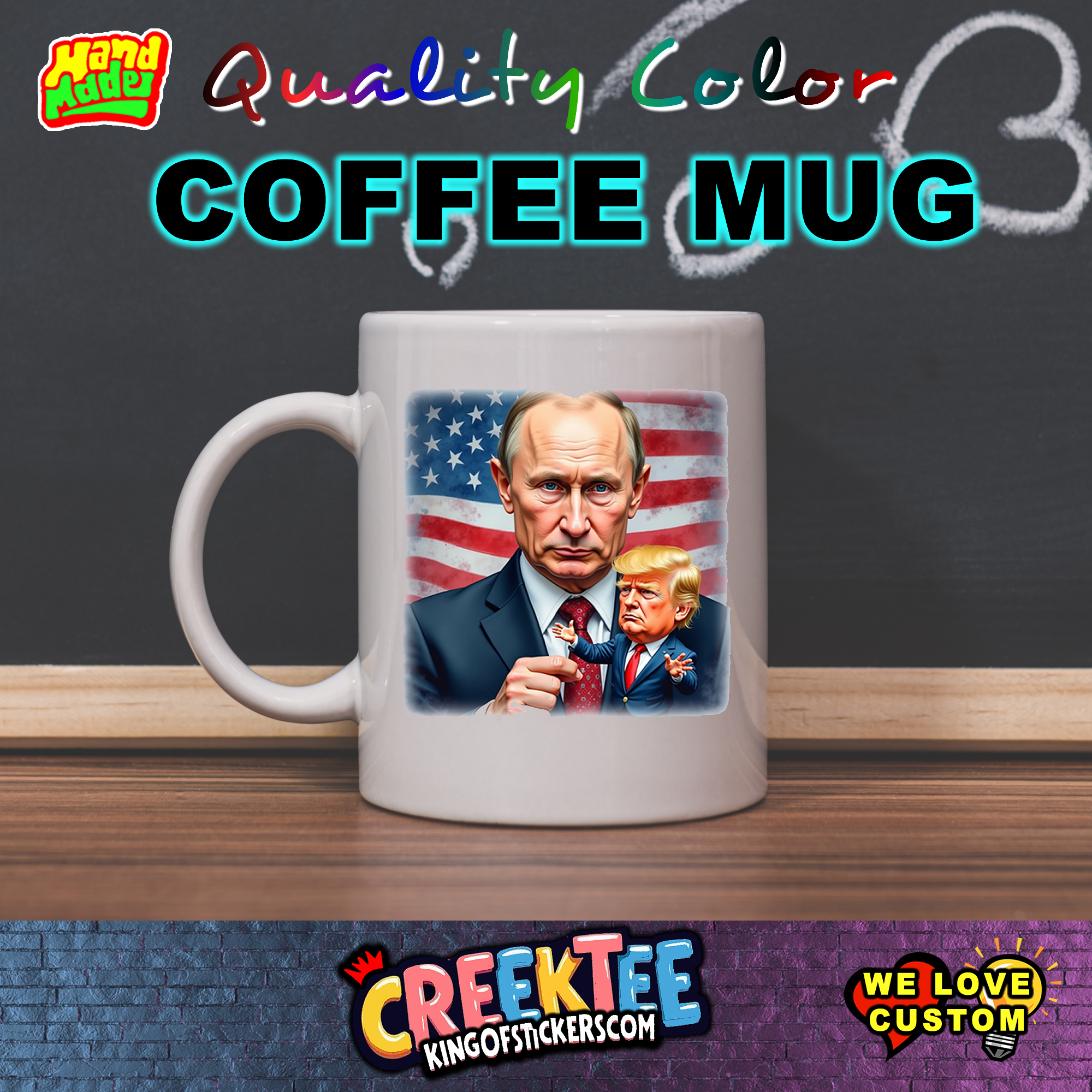 Putin and Trump Coffee Mug 